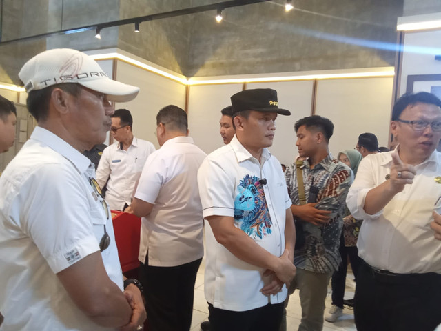 Pj Wali Kota Palembang dalam acara simulasi uji coba wisata tower ampera/Anyelir