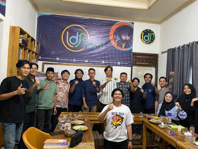 Diskusi Catatan Awal Tahun terhadap Putusan MK No.62/PU-XXII/2024 yang digelar Lampung Democracy Studies (LDS) | Foto : Ist