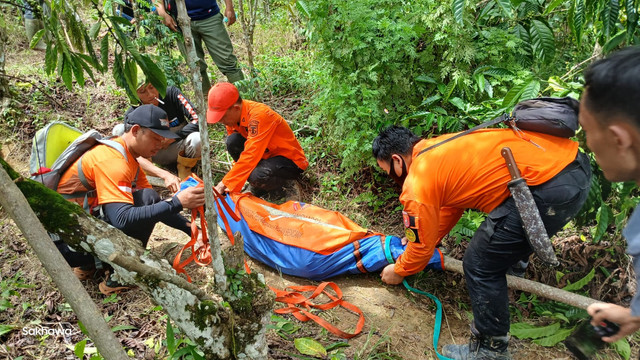 Korban tewas akibat diserang harimau di Taman Nasional Bukit Barisan Selatan, Talang Kubu Balak, Dusun Way Lipu, Pekon Kegeringan, Kecamatan Batu Brak, Lampung Barat. | Foto: istimewa