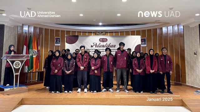 Ikatan Mahasiswa Muhammadiyah Fakultas Sains dan Teknologi Terapan (IMM FAST) UAD periode 2025-2026 (Dok. Breena)