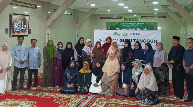 Foto Peserta Program Guru Tangguh yang diselenggarakan oleh DT Peduli Jakarta dan Pegadaian Syariah Daan Mogot (Sumber : DT Peduli)