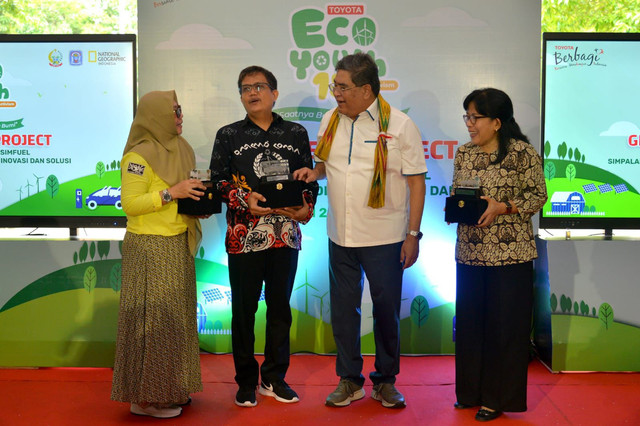 Pendampingan finalis 25 besar ajang Toyota Eco Youth (TEY) ke-13 di SMAN 21 Makassar. Foto: Istimewa