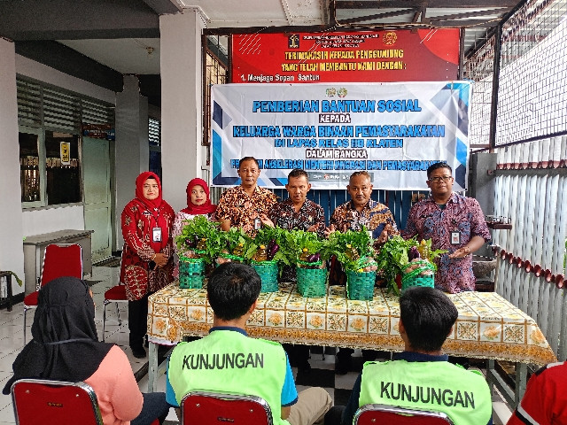 Lapas Klaten salurkan bantuan sosial Kepada Keluarga WBP