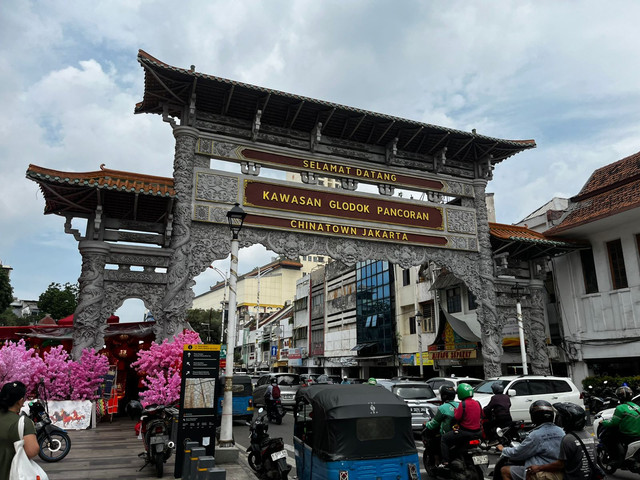 Suasana Kawasan Chinatown Glodok, Jakarta Barat Jelang Imlek, Jumat (24/1). Foto: Rayyan Farhansyah/ kumparan