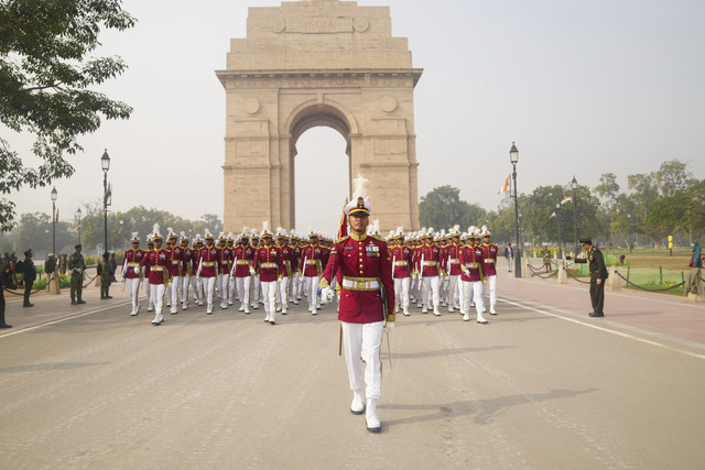 Persiapan kontingen TNI jelang Hari Republik India. Foto: Dok. Istimewa