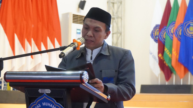 Ketua Panitia Pelaksana Muballigh Hijrah Unismuh Makassar Dr Ferdinan