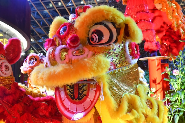 Pertunjukan barongsai di Jogja 2025, foto hanya ilustrasi, bukan tempat sebenarnya: Unsplash/Scribbling Geek