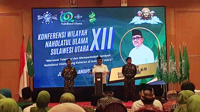 Pembukaan Konferwil Nahdlatul Ulama Sulawesi Utara ke-12. 