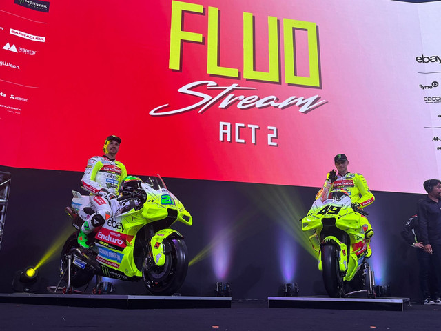 Peluncuran livery baru Pertamina Enduro VR46. Foto: Fitra Andrianto/kumparan