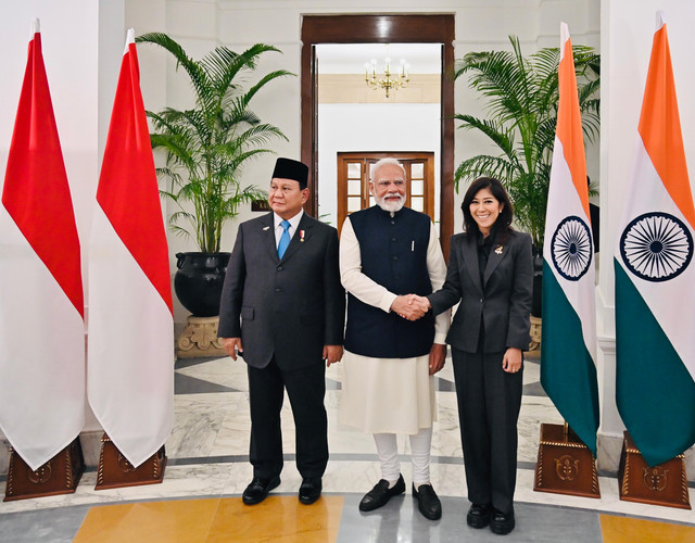 Menteri Komunikasi dan Digital Indonesia Meutya Hafidz dan Perdana Menteri India Narendra Modi Foto: Dok. Istimewa