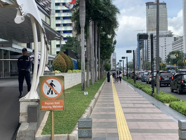 Jalur Pedestrian di Jakarta Selatan (Dokumen Pribadi)