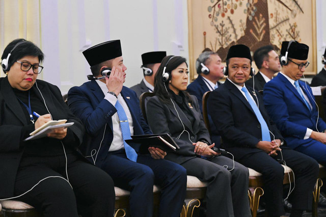 Menteri ESDM Bahlil Lahadalia, saat mendampingi Presiden Prabowo Subianto di New Delhi, India, Sabtu (25/1/2025). Foto: Dok. Kementerian ESDM