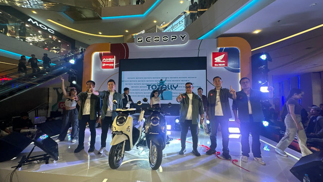 Launching New Honda Scoopy generasi terbaru di Pontianak. Foto: Alycia Tracy Nabila/Hi!Pontianak