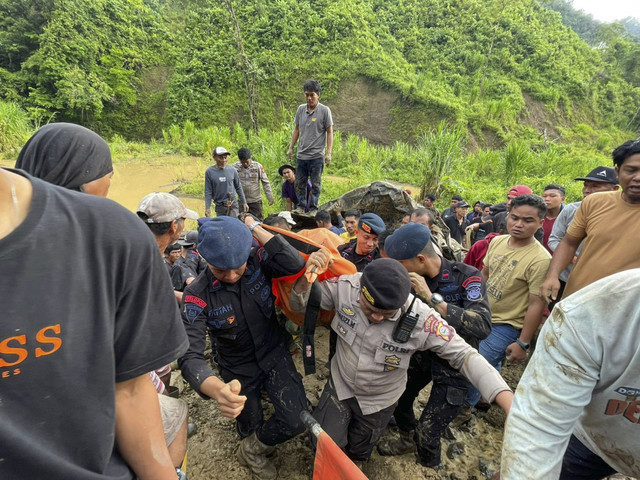 Longsor terjadi di Desa Rante Balla, Latimojong, Kabupaten Luwu, Sulawesi Selatan. Foto: Dok. Istimewa