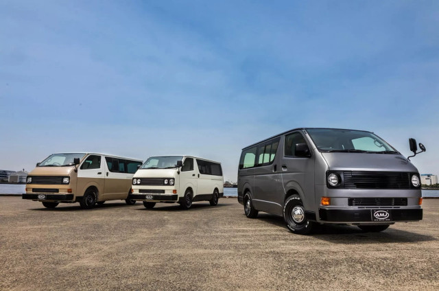 Modifikasi Toyota HiAce jadi VW T3. Foto: AMJ 