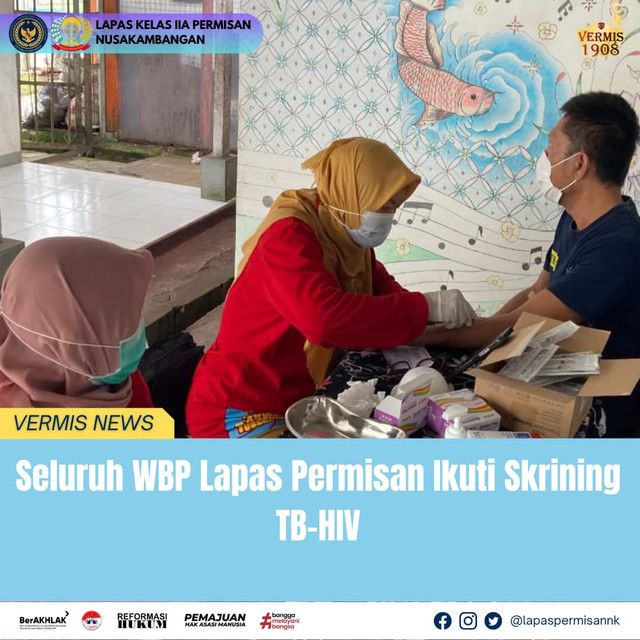 Seluruh WBP Lapas Permisan Ikuti Skrining TB-HIV