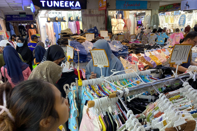 Kondisi Pasar Tanah Abang, Jakarta, Selasa (28/1/2025). Foto: Muhammad Fhandra/kumparan