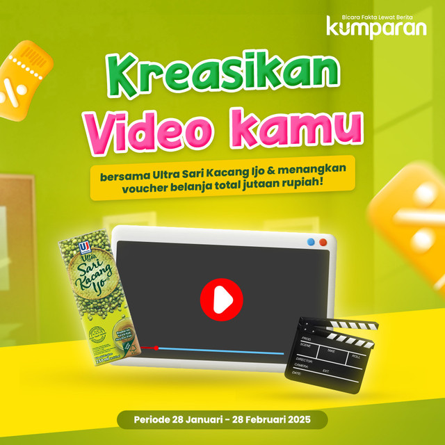 Ultra Sari Kacang Ijo bersama kumparan mengajak kamu untuk sama-sama pamerin sehat dan nikmatnya di Instagram Reels. Foto: kumparan