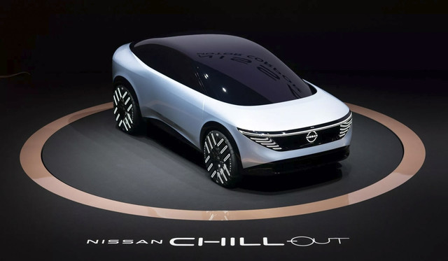 Mobil konsep Chill-Out Nissan 2021 yang diduga mirip dengan calon mobil listrik Nissan Foto: Dok. Carscoops