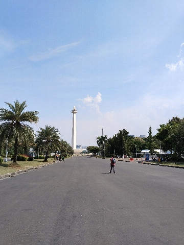 Monumen Nasional. Sumber: koleksi pribadi