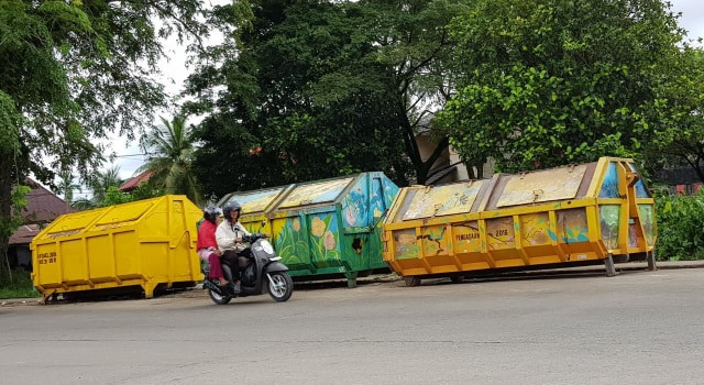 Satu di antara TPS yang ada di Kota Pontianak. Pemkot akan sediakan satu TPS di setiap kecamatan yang ada di Pontianak. Foto: Dok, HiPontianak