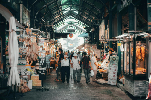 Pasar Lawang. Foto hanya ilustrasi, bukan tempat sebenarnya. Foto: dok. Unsplash/Vianney CAHEN