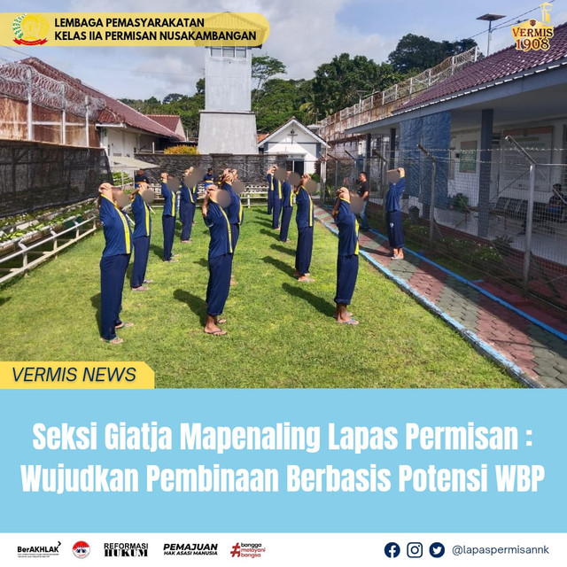 Seksi Giatja Mapenaling Lapas Permisan : Wujudkan Pembinaan Berbasis Potensi WBP