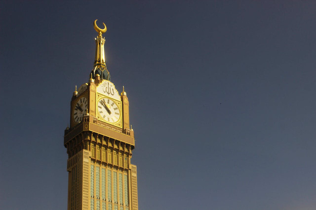 Menara Abraj Al Bait di Mekkah. Foto: Pexels