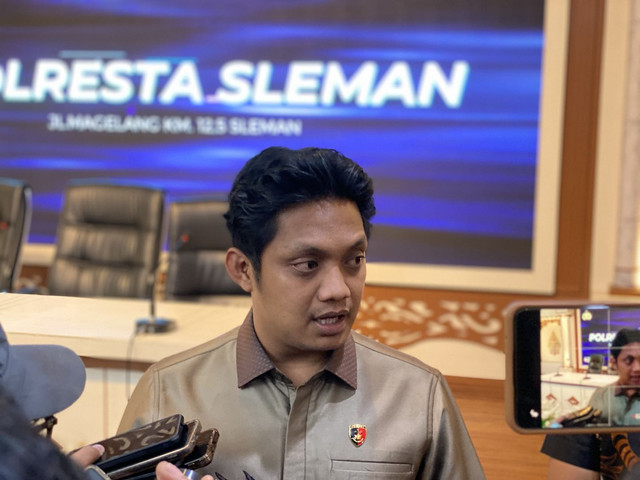 Kasat Reskrim Polresta Sleman, AKP Riski Adrian. Foto: Resti Damayanti/Pandangan Jogja