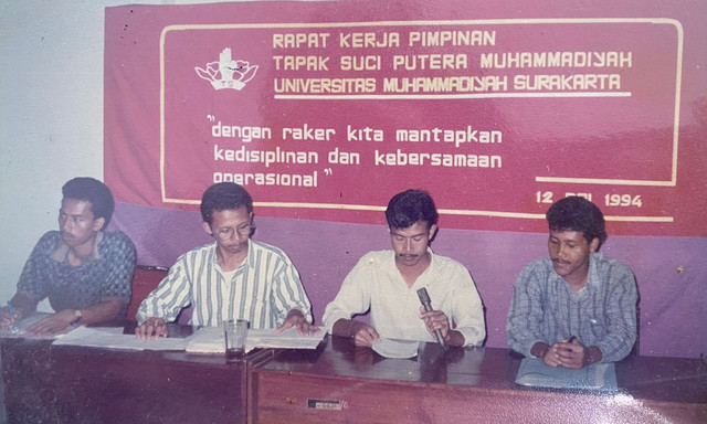 Dokumentasi Rapat Kerja Pimpinan Tapak Suci UMS Tahun 1994. Dok Humas UMS