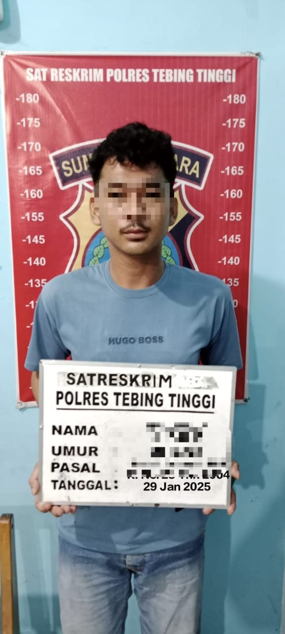 Pelaku MRH. Foto: Dok. Polres Tebing Tinggi