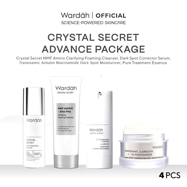 Wardah Crystal Secret Package. Sumber: Platform Shopee/@Wardah Official Shop