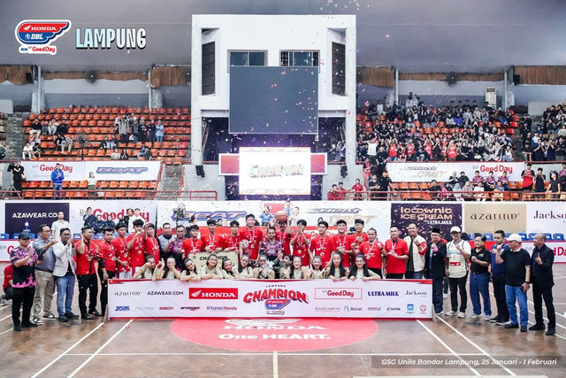 SMA YP Unila raih gelar Back to Back Champion. | Foto: DBL Lampung