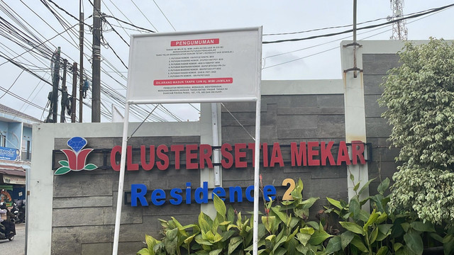 Suasana Cluster Setia Mekar Residence 2 yang menjadi salah satu area yang dieksekusi untuk pengosongan lahan, di Tambun Selatan, Bekasi, Jawa Barat, Minggu (2/2/2025). Foto: Fadhil Pramudya/kumparan