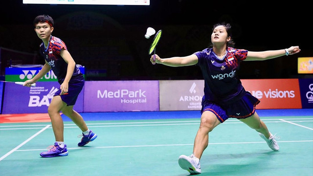 Ganda putri Indonesia Lanny Tria Mayasari/Siti Fadia Silva Ramadhanti. Foto: X/@INABadminton