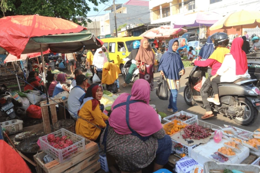 Kondisi pedagang di Pasar Panorama Kota Bengkulu (Sumber: shutterstock.com)