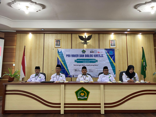 Kementerian Agama Kota Yogyakarta menggelar praraker dan dialog kinerja, Senin (2/2/2024)