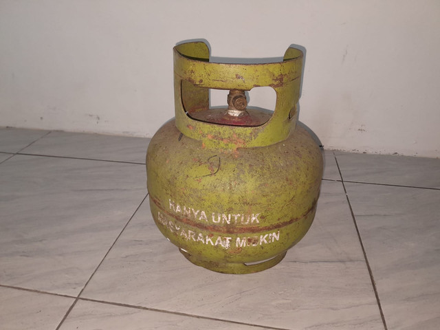 Gas LPG 3KG. Sumber : Foto Pribadi