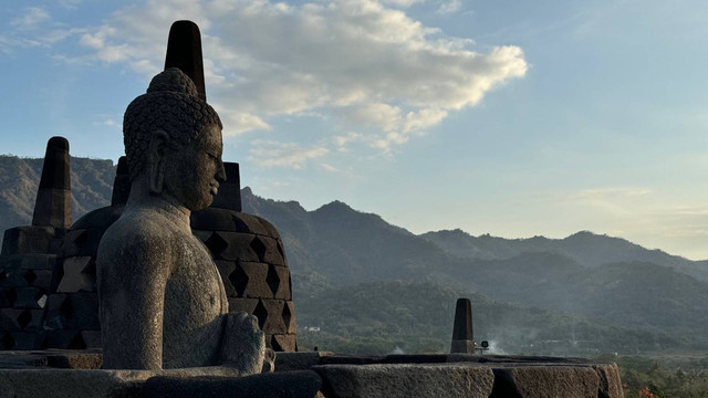 Stupa Candi Borobudur. Foto: Arif UT/Pandangan Jogja