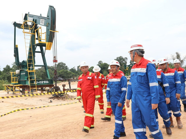 Menteri ESDM Bahlil kunjungi Blok Rokan, Rabu (5/2/2025). Foto: Kementerian ESDM