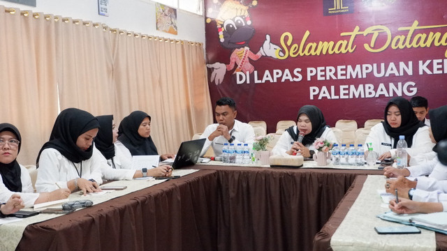 Optimalkan Efisiensi Anggaran, Kepala LPP Palembang Pimpin Rapat Bulanan Kinerja