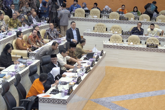 Rapat Kerja Komisi V di Kompleks Parlemen, Jakarta Pusat, Kamis (6/2/2025). Foto: Argya D. Maheswara/kumparan 