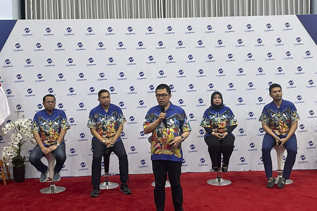 Konferensi pers capaian kinerja PT Transjakarta tahun 2024, di Kantor Pusat PT Transjakarta, Cawang, Jakarta Timur, Kamis (6/2/2025). Foto: Fadhil Pramudya/kumparan