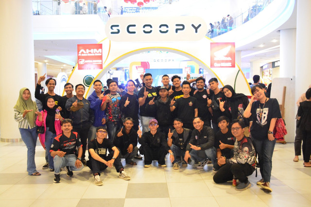 Kegiatan Matchy With Scoopy yang digelar Asmo kalbar bersama Paguyuban HWBC. Foto: Dok. Asmo Kalbar