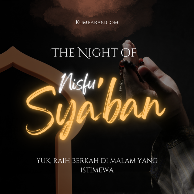 Malam Nisfu Sya'ban. Sumber: canva.com/ Muhammad Nizarullah