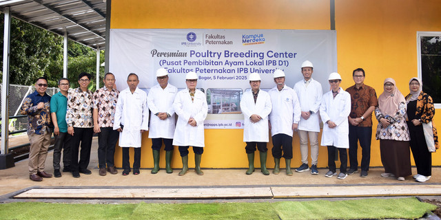 Lengkap! Setelah Teaching Feed Industry, IPB Kini Punya Poultry Breeding Center