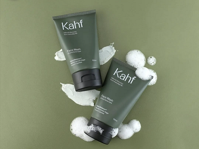 Kahf hijau untuk kulit apa? Foto adalah produk Kahf Face Wash. Sumber: instagram.com/kahfeveryday.