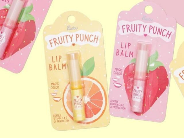 lip balm dengan rasa buah. Sumber: Tokopedia 