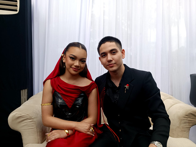 Naura Ayu dan Fadi Alaydrus di Vidio Slate Penasaran 2025, Senayan Park, Jakarta Pusat, Kamis (6/2). Foto: Giovanni/kumparan 