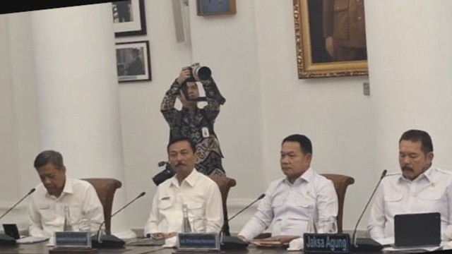 Suasana saat Presiden Prabowo Subianto memimpin sidang Dewan Pertahanan Nasional di Istana Bogor, Jumat (7/2/2025). Foto: Luthfi Humam/kumparan